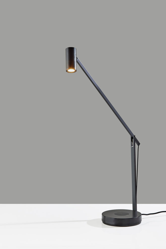 Turrell Task Lamp w. Wireless Charging Table Lamps Bronze Finish modern Style image 2