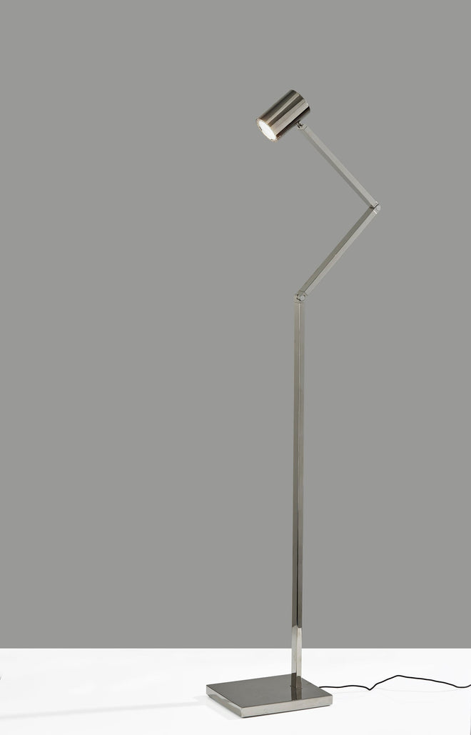 Turrell Task Floor Lamp Floor Lamps Polished Nickel modern Style image 1