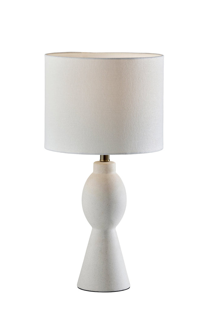 Naomi Table Lamp Table Lamps White Speckled Ceramic Transitional Style image 1