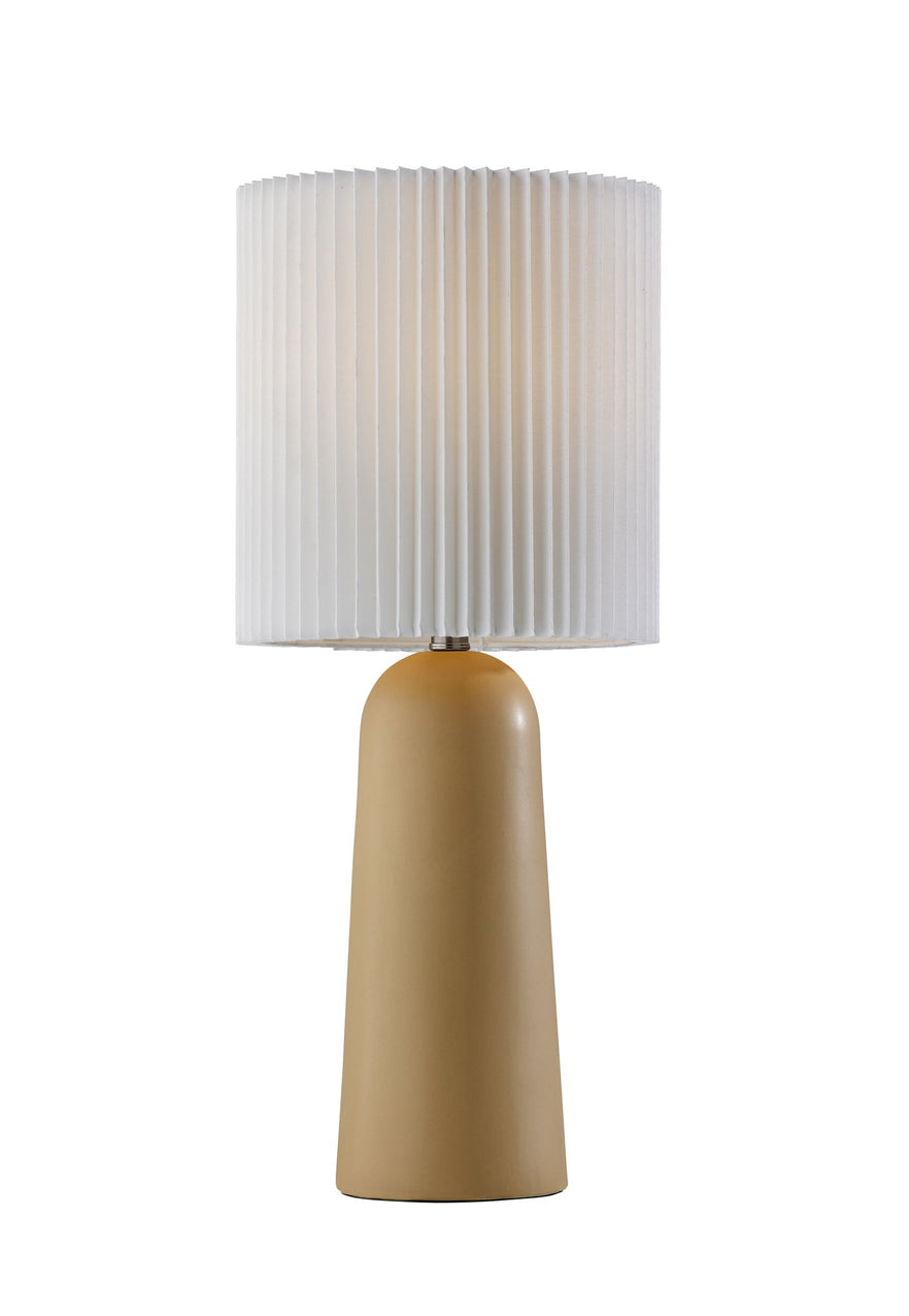 Callie Table Lamp Table Lamps Beige Ceramic Scandinavian Style image 1