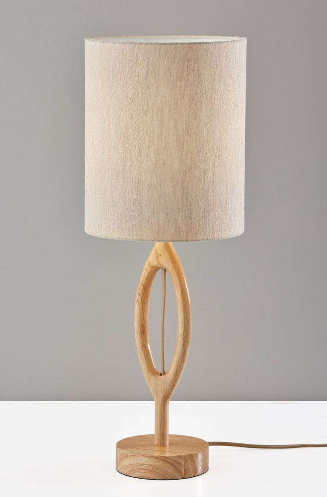 Mayfair Table Lamp Table Lamps Natural Wood  Style image 2