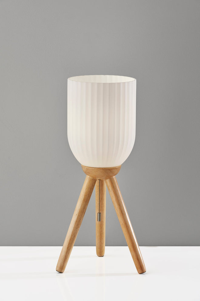 Kinsley Table Lamp Table Lamps Natural Wood  Style image 2
