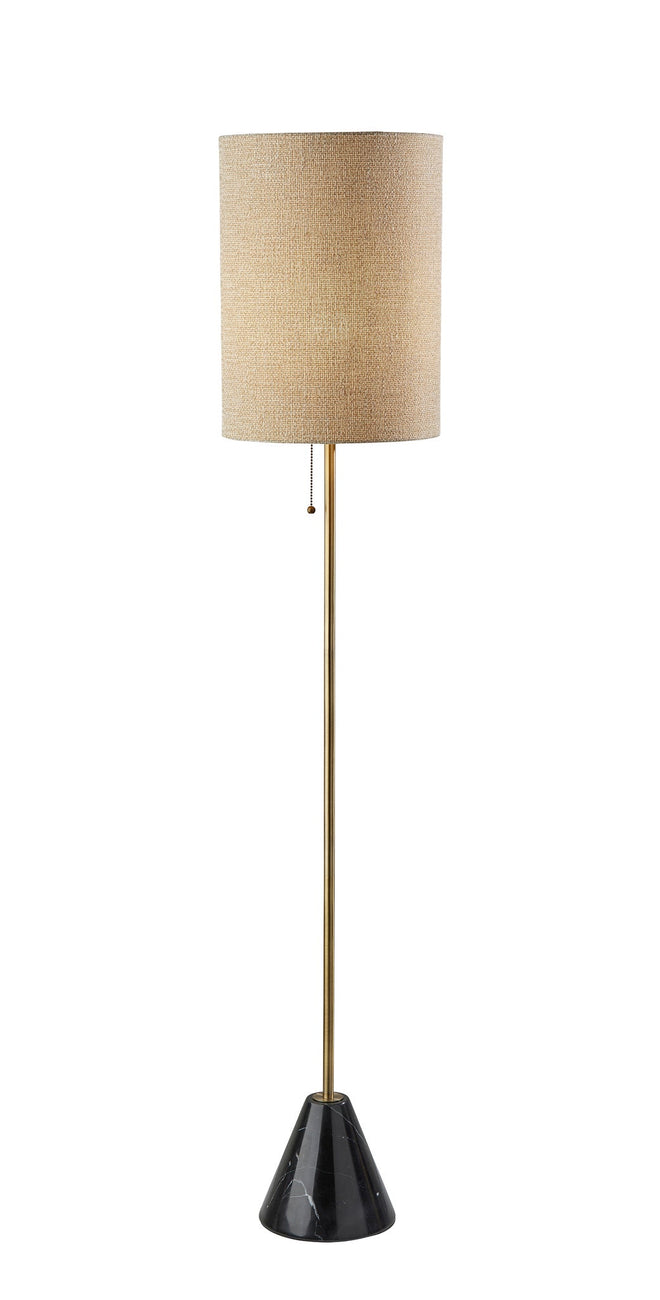 Tucker Floor Lamp Floor Lamps Antique Brass  Style image 1