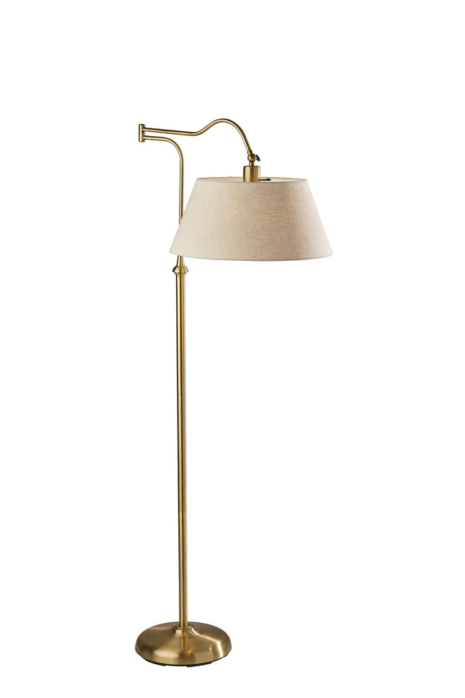 Rodeo Floor Lamp Floor Lamps Antique Brass Transitional Style image 1