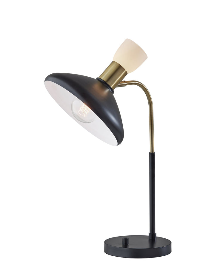 Patrick Desk Lamp Table Lamps Black W/ brass accents Mid-Century Modern Style image 1