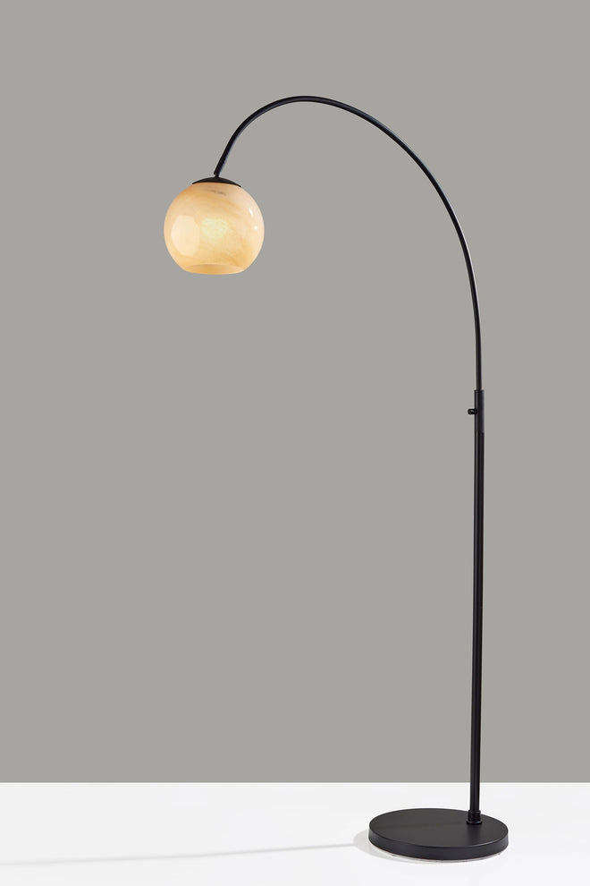 Nolan Arc Lamp Floor Lamps Black Modern Style image 2