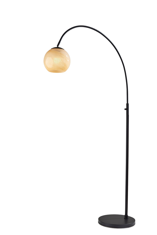 Nolan Arc Lamp Floor Lamps Black Modern Style image 1