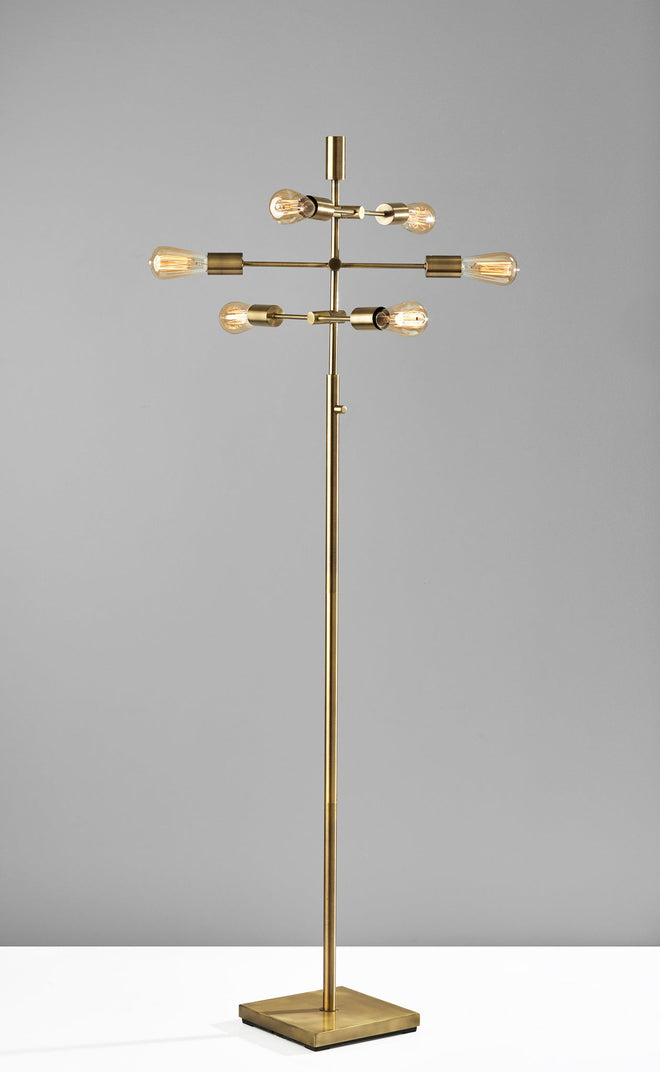 Sputnik Floor Lamp Floor Lamps Antique Brass Modern Style image 2