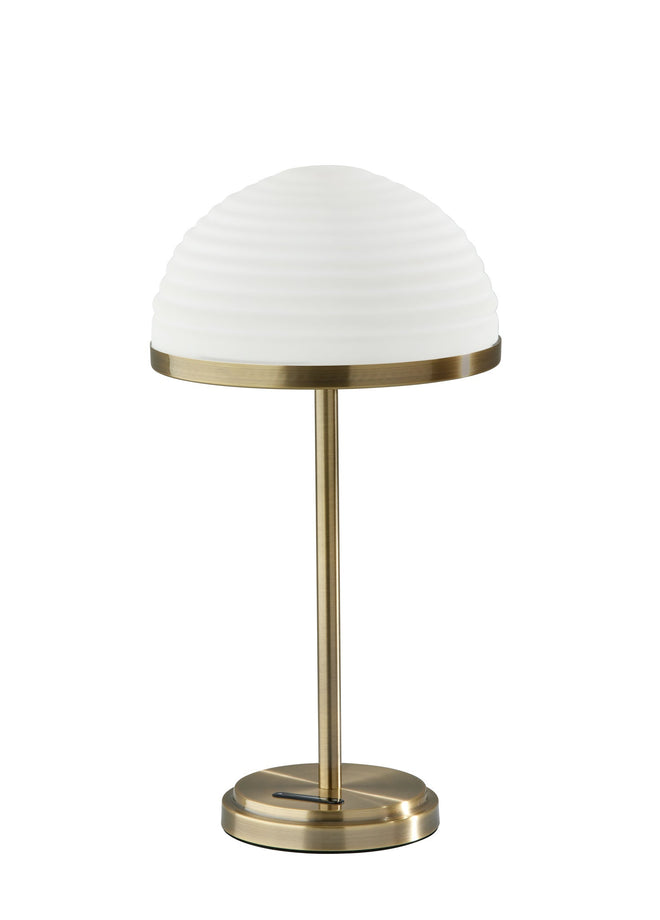 Juliana LED Table Lamp w. Smart Switch Table Lamps Antique Brass Modern-Chic Style image 1
