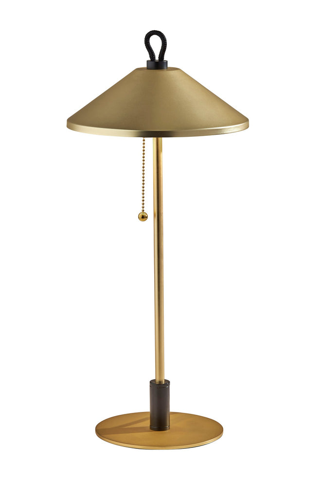Kaden Table Lamp Table Lamps Brass w. Black Accent  Style image 1
