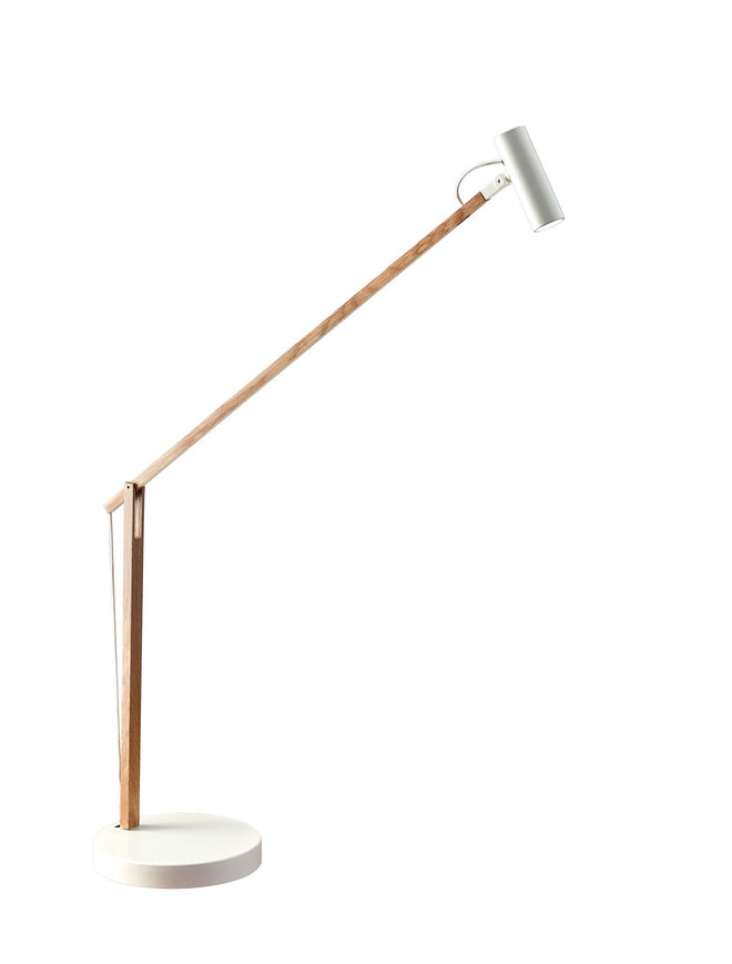 ADS360 Crane LED Desk Lamp Table Lamp Natural Ash Wood/White modern Chic Style image 1